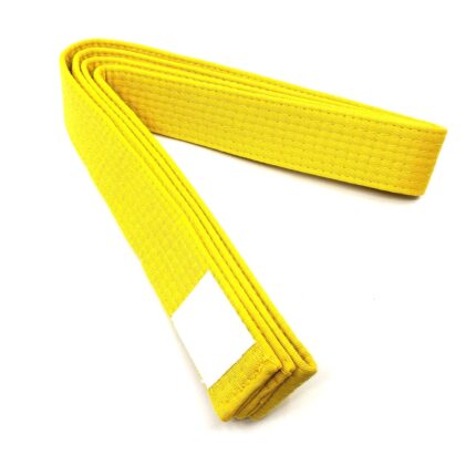 Custom Yellow Martial Arts Belt