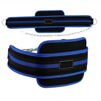 Custom Blue and Black Dip Belt