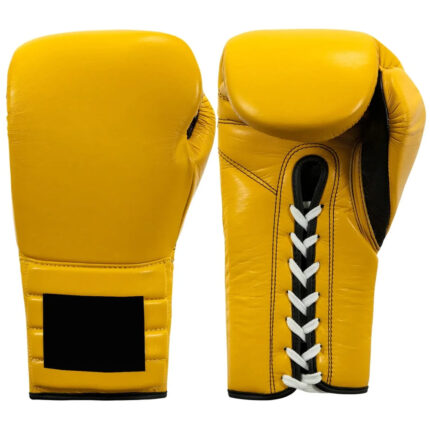 Pro Lace-Up Boxing Gloves | Custom Leather