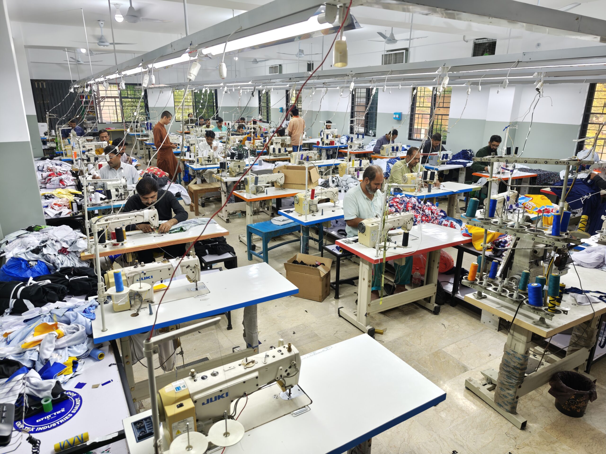 Stitching department
