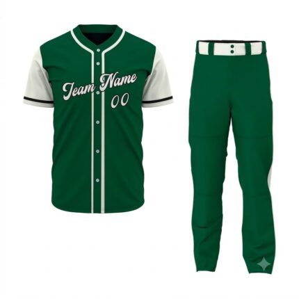 Custom Kelly Green White-Black Authentic St. Patrick's Day Baseball uniform